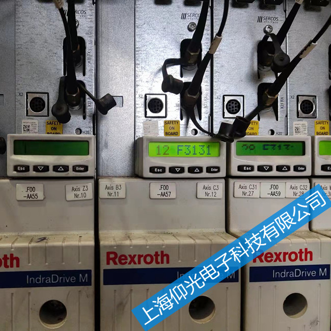 Rexroth力士樂伺服驅(qū)動器DKC開機(jī)報(bào)警顯示F2814故障維修